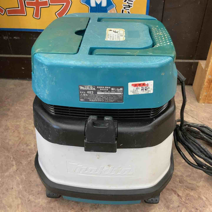 ★マキタ(makita) 集じん機 乾湿両用 483(P)【所沢店】