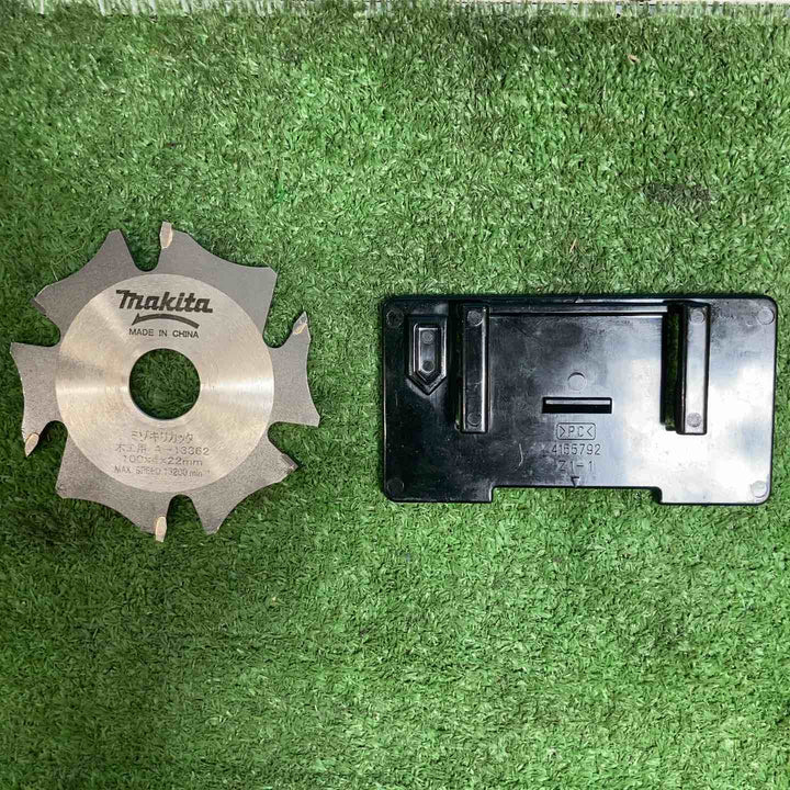 【美品】★マキタ(makita) コードレスジョイントカッタ PJ180DRG バッテリー充電数2回！ビスケット・替刃付♪【岩槻店】