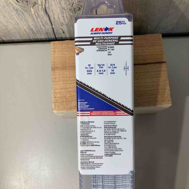 ◇レノックス(LENOX) 20491B110R セーバーソーブレード (25枚入) 300mm【戸田店】