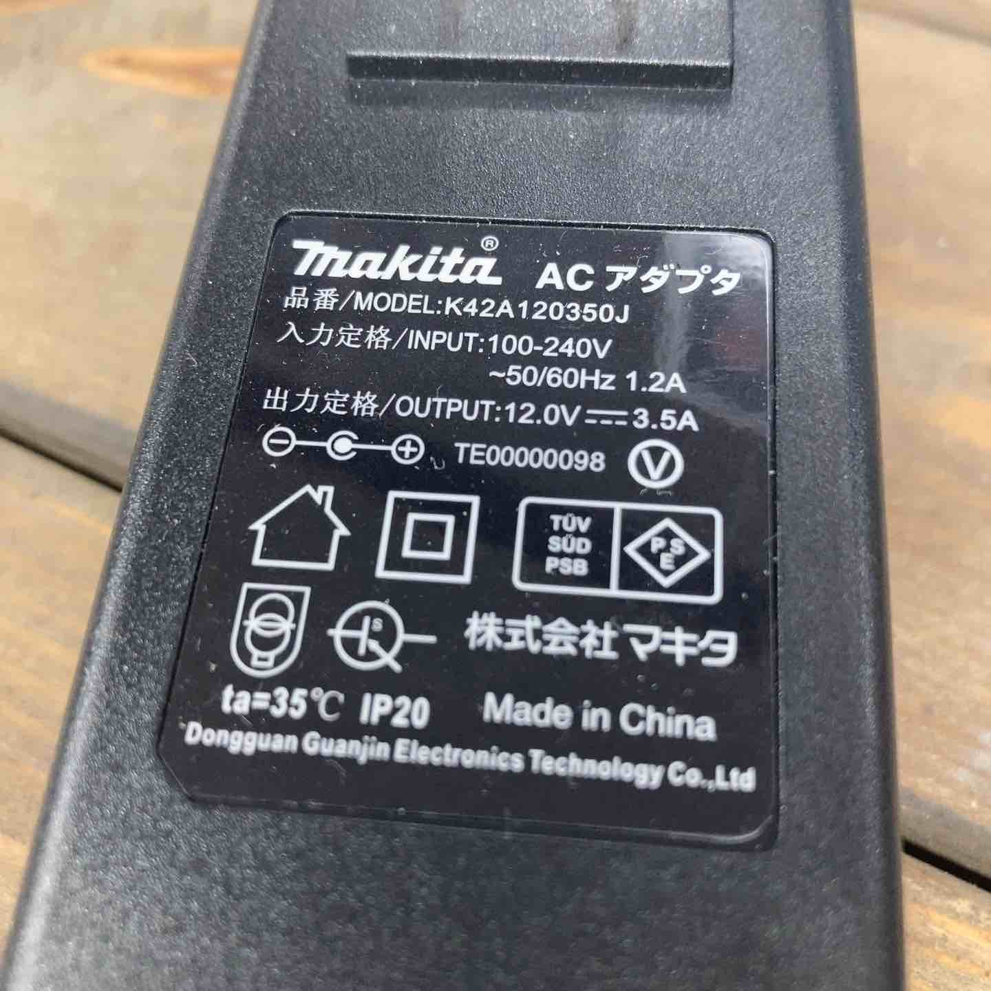 ☆マキタ(makita) 14.4/18Vコードレス産業扇 CF300DZ ACアダプタ付き