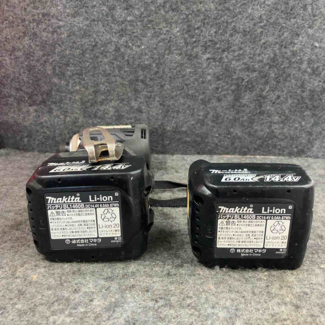 ★マキタ(makita) コードレスインパクトドライバー TD162DRGXB ケース(14.4V6.0Ahバッテリー*2、[60][25]、充電器)【鴻巣店】