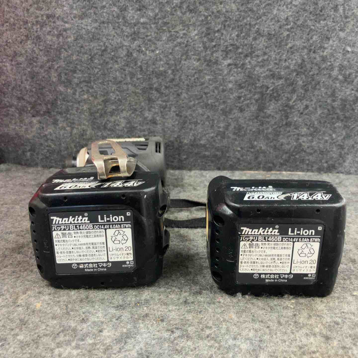 ★マキタ(makita) コードレスインパクトドライバー TD162DRGXB ケース(14.4V6.0Ahバッテリー*2、[60][25]、充電器)【鴻巣店】