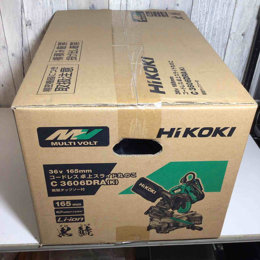 ◇HiKOKI(ハイコーキ) 36V 充電式 卓上スライド丸のこ 刃径165mm  C3606DRA(K)(XPSZ)【戸田店】