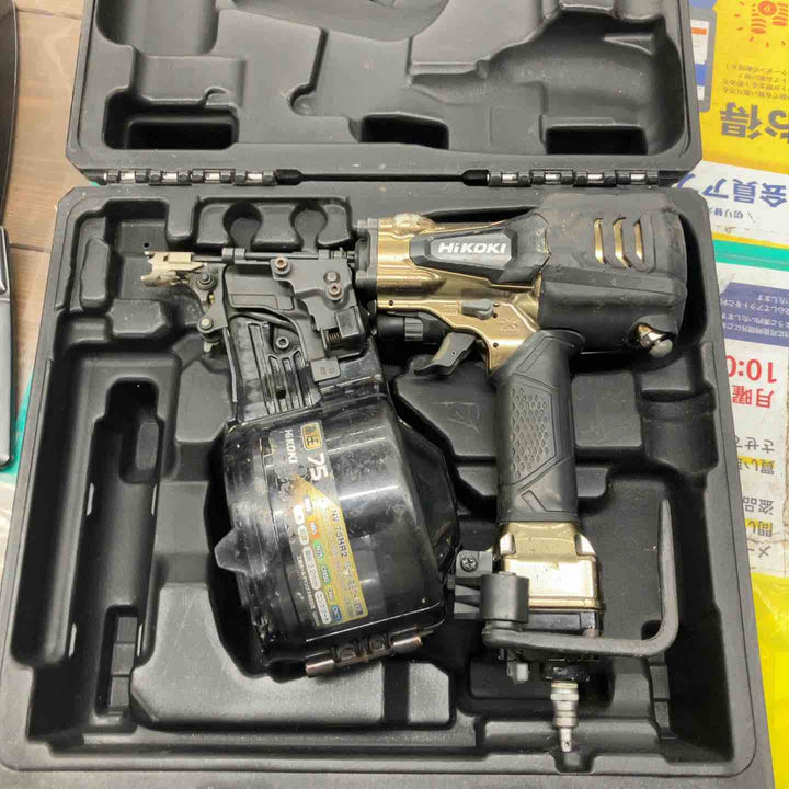 ★ハイコーキ(HIKOKI ※旧:日立工機) 高圧エア釘打ち機 NV75HR2(S)【戸田店】