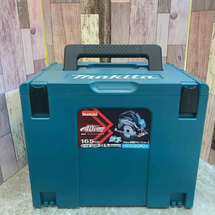 【未使用品】マキタ makita 40V コードレス丸のこ HS002GRDX 充電器 バッテリー2個 ケース付【八潮店】
