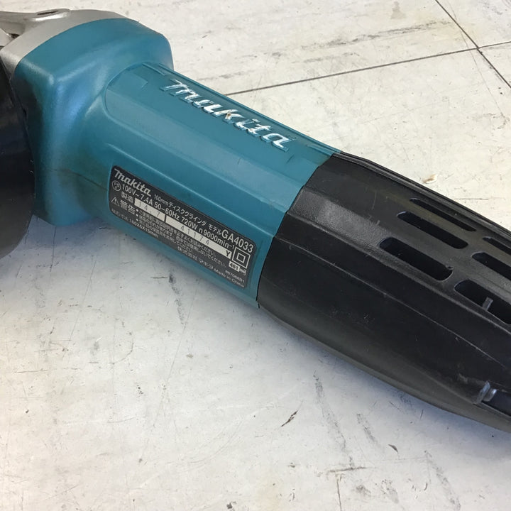 【中古品】 マキタ/makita 100mmディスクグラインダ・GA4033 【鴻巣店】