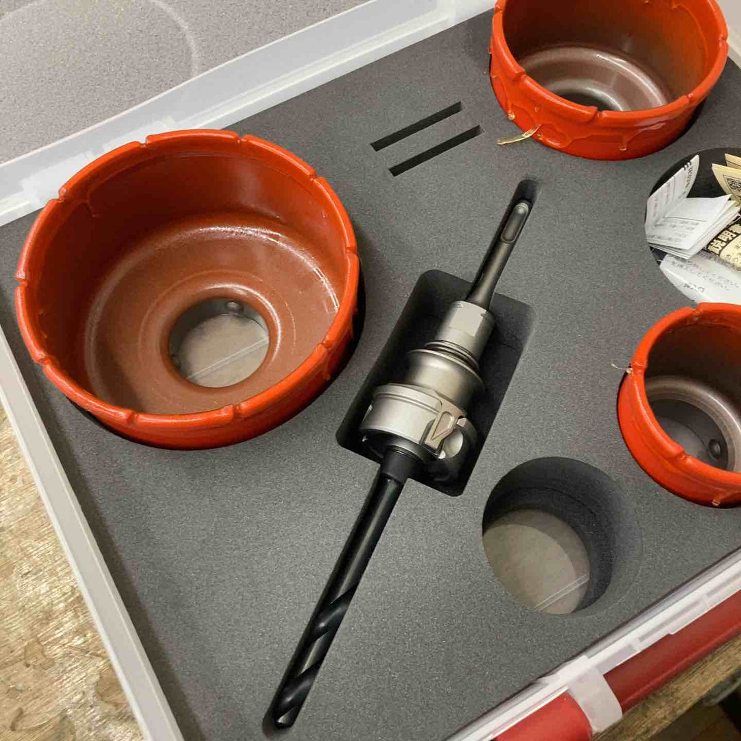 【未使用品】ミヤナガ ハイブリッドコアドリル BOXキット PCHBOX1R 65mm 95mm 120mm【柏店】