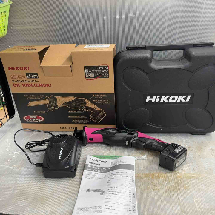 ◇ハイコーキ(HIKOKI ※旧:日立工機) コードレスセーバーソー CR10DL(LMSK)【草加店】