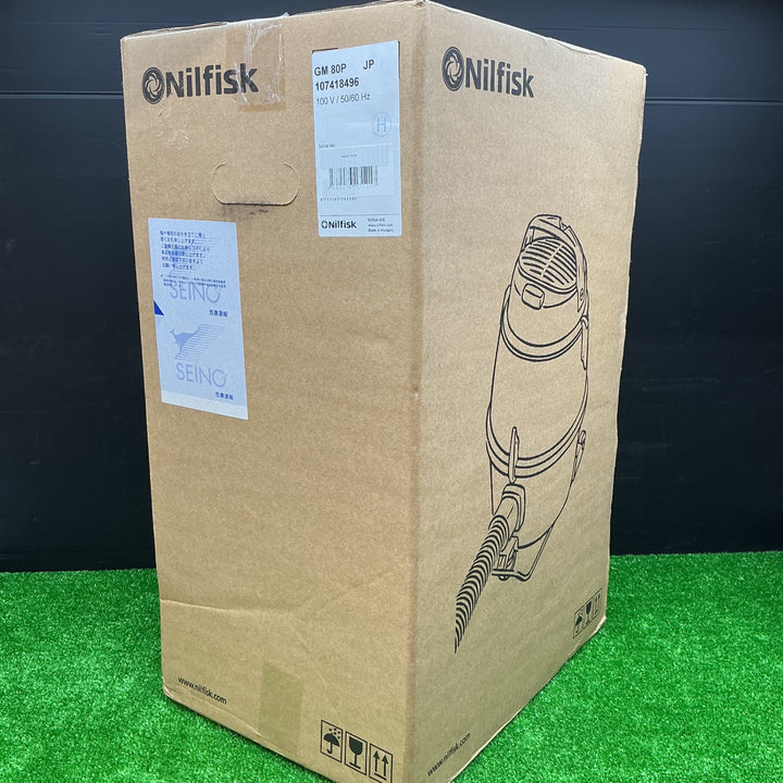 【未使用品】ニルフィスク 業務用掃除機 クリーンルーム仕様 GM80P HEPA 本体一式 (クラス100対応)【電材館越谷店】