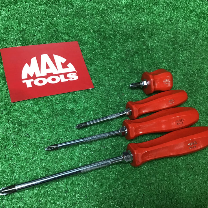 【中古品】マックツール(MACTOOLS) ドライバーDG33/22/11/DGS2 DF315/210/DG11/DGS2　8本セット