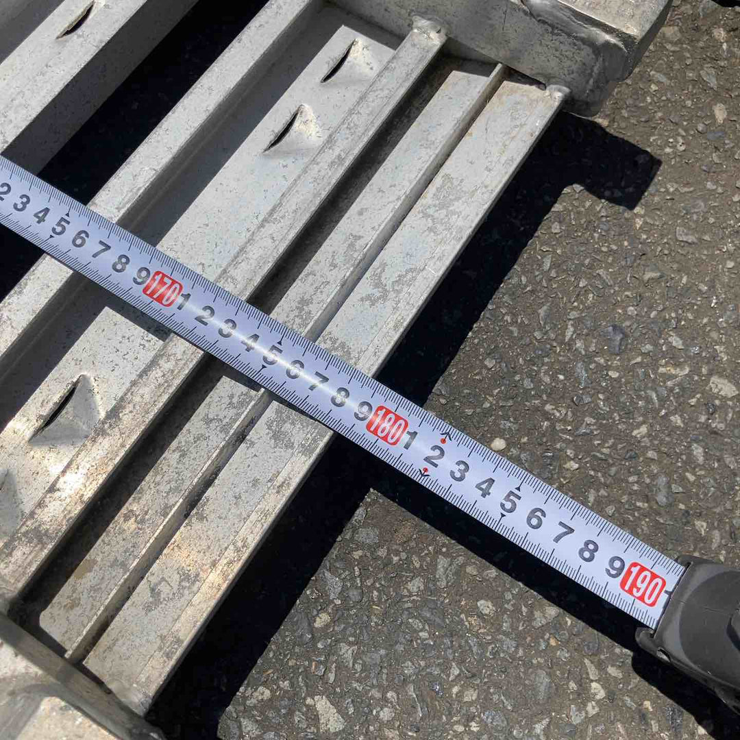 【店頭受取り限定】昭和ブリッジ アルミブリッジ 1820mm 最大荷重1.2t SBA-180-30-1.2 2本セット【八潮店】