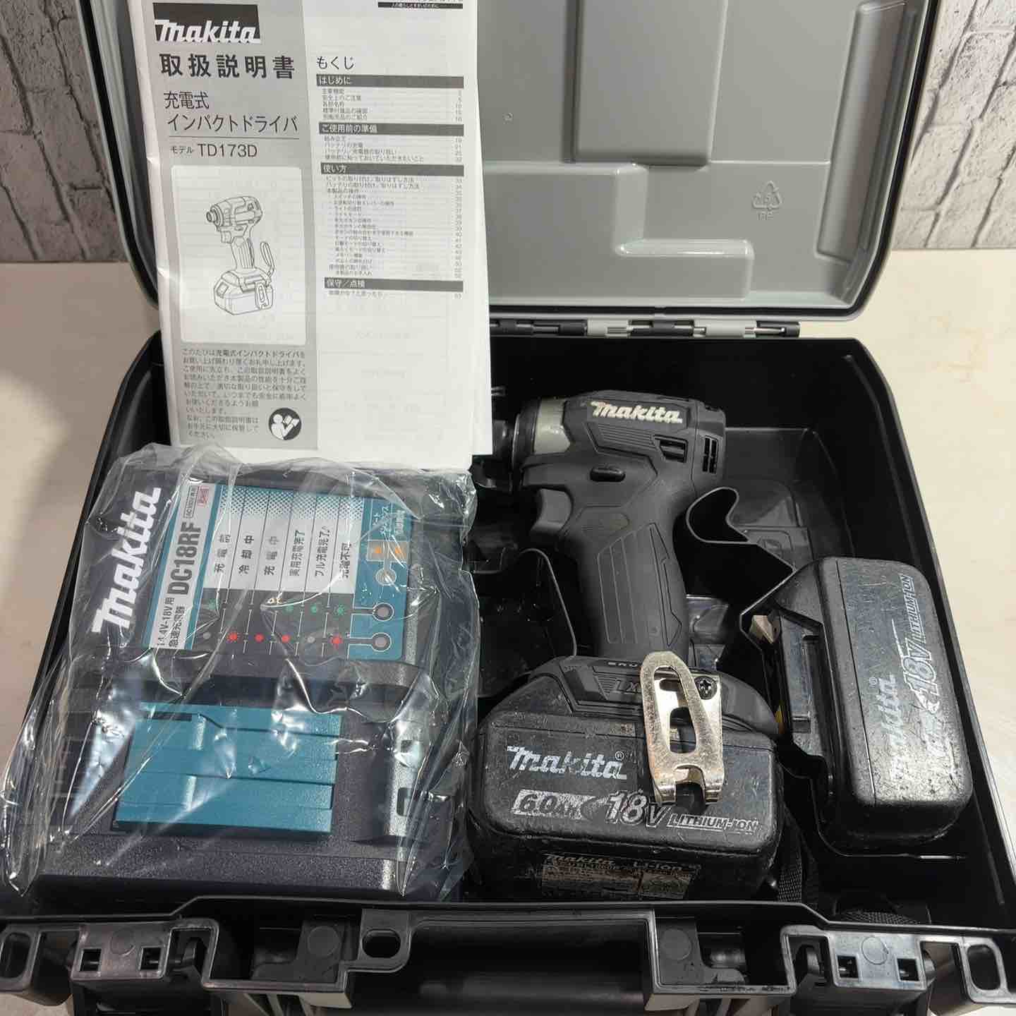 ☆マキタ(makita) 18V コードレスインパクトドライバー TD173DRGXB