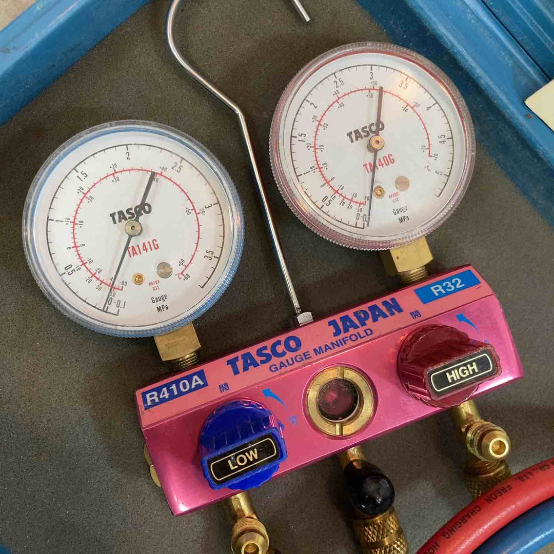 ◇TASCO タスコ  ボールバルブ式ゲージマニホールドキット TA122G R410A R32【八潮店】