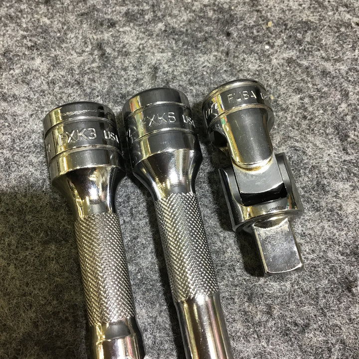 【中古】スナップオン(Snap-on) 3/8" エクステンションx2本 ユニバーサルソケット セット【桶川店】