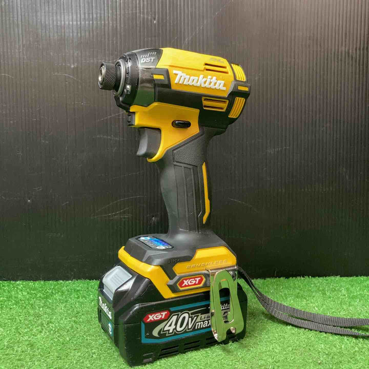 【美品・限定色！】★マキタ(makita) コードレスインパクトドライバー TD002GDXFY バッテリー充電6回・7回【岩槻店】