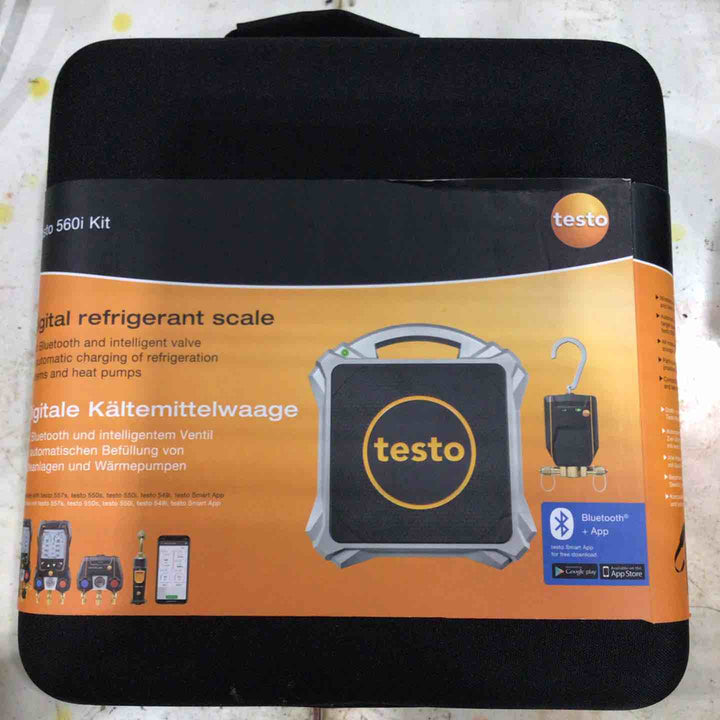 テスト(testo) スマートスケール&スマートバルブ 560i Kit 自動充填セット チャージングスケール【川口店】