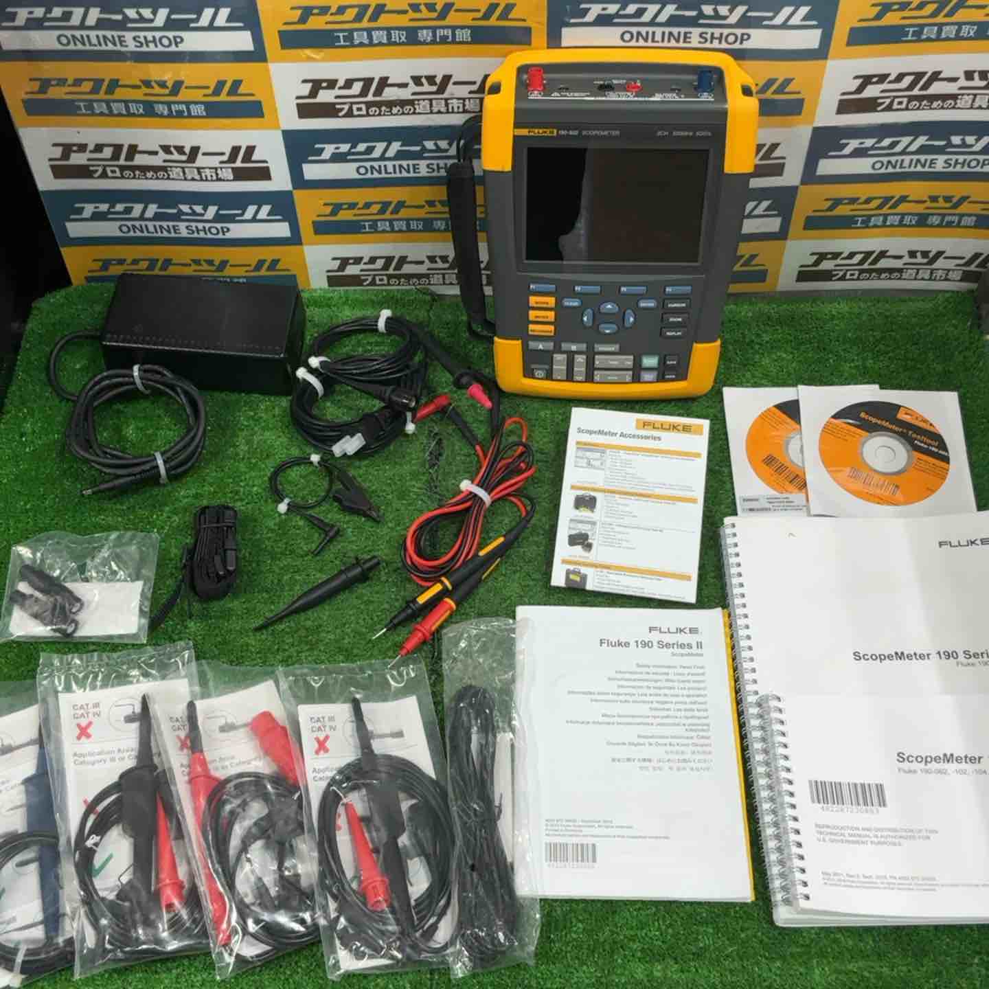 FLUKE フルーク 携帯型オシロスコープ ScopeMeter 190-502 ケースなし