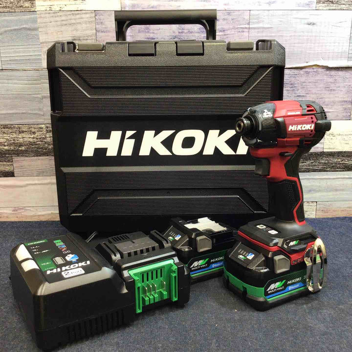【未使用品】★ハイコーキ HIKOKI 36V コードレスインパクトドライバ スコーピオンレッド WH36DD(2XHRSZ)【八潮店】