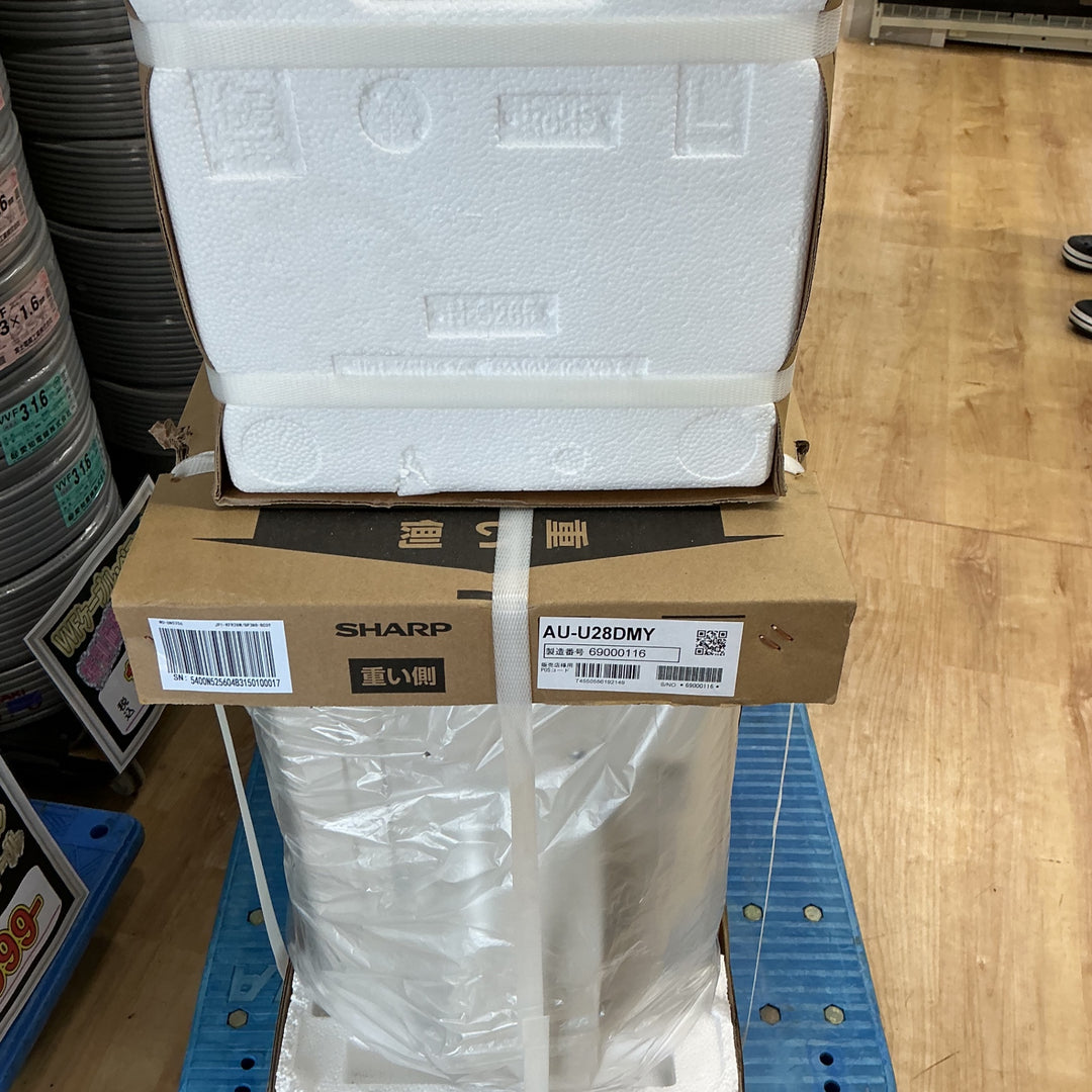 【店頭受取り限定】◇シャープ 10畳用ルームエアコン AY-U28DM 室外機AU-U28DMY【電材館越谷店】