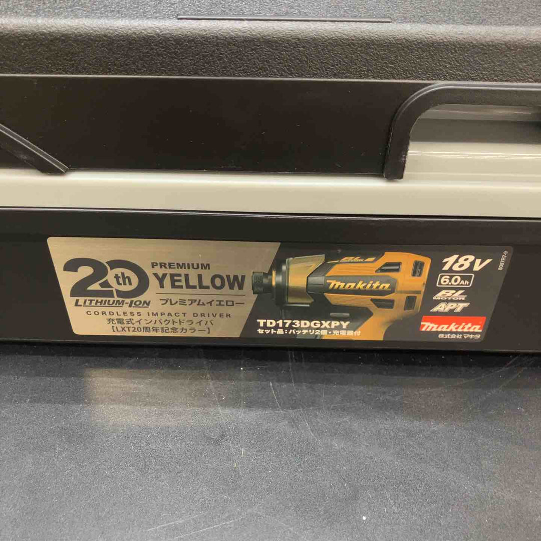 【未使用品】マキタ(makita) コードレスインパクトドライバー 20周年限定カラー TD173DZPY 本体+ケース付【川越店】