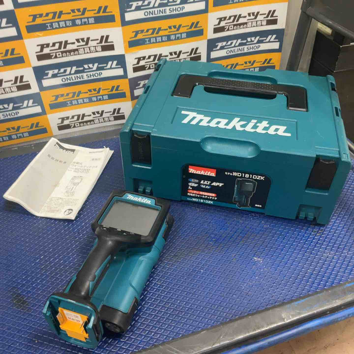 ★マキタ(makita) コードレスウォールディテクタ コンクリート探知機 WD181DZK【草加店】