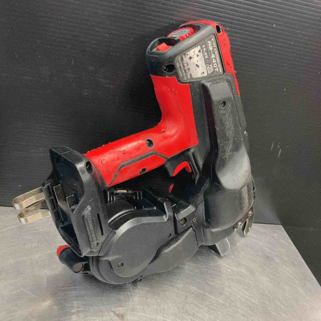 【中古品】 マックス(MAX) 14.4V 鉄筋結束機 ツインタイア RB-440T-B2C/1450A バッテリー3個セット 【東大和店】