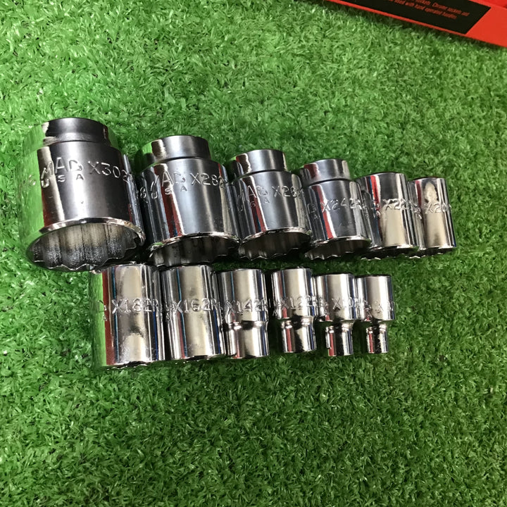 【中古品】マックツール(MACTOOLS)X302R-X82R ソケット12個セット XT18R【岩槻店】