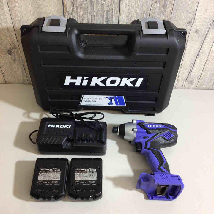 ◇ハイコーキ(HIKOKI ※旧:日立工機) コードレスインパクトドライバ FWH14DGL(2LEGK)【戸田店】