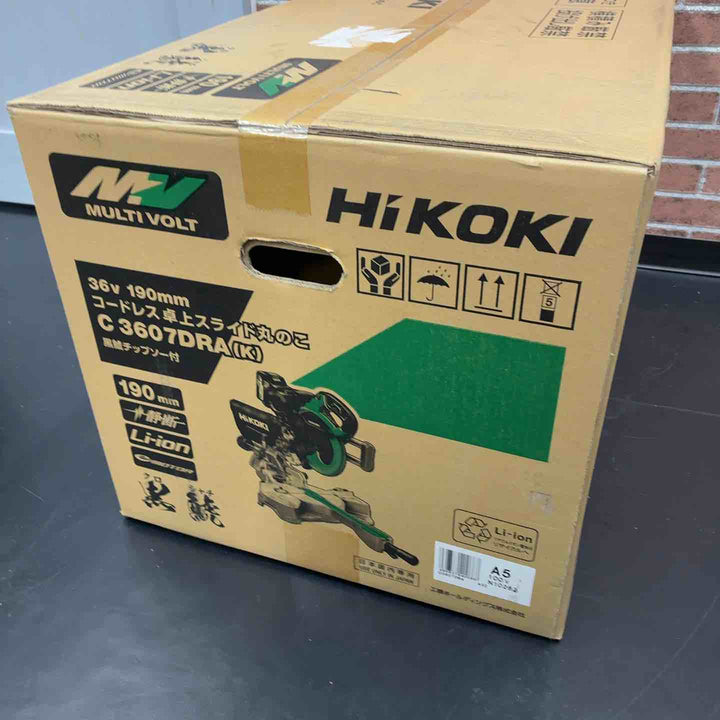 ハイコーキ(HIKOKI ※旧:日立工機) コードレス卓上スライド丸のこ C3607DRA(K)(NN)【藤沢店】