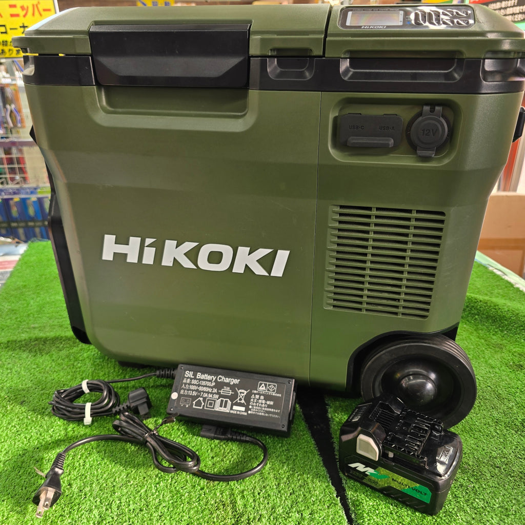 694 コードレス冷温庫 HiKOKI ハイコーキ UL18DA  AC・DCアダプタ付属 中古品 694 コードレス冷温庫 HiKOKI ハイコーキ UL18DA AC・DCアダプタ付属