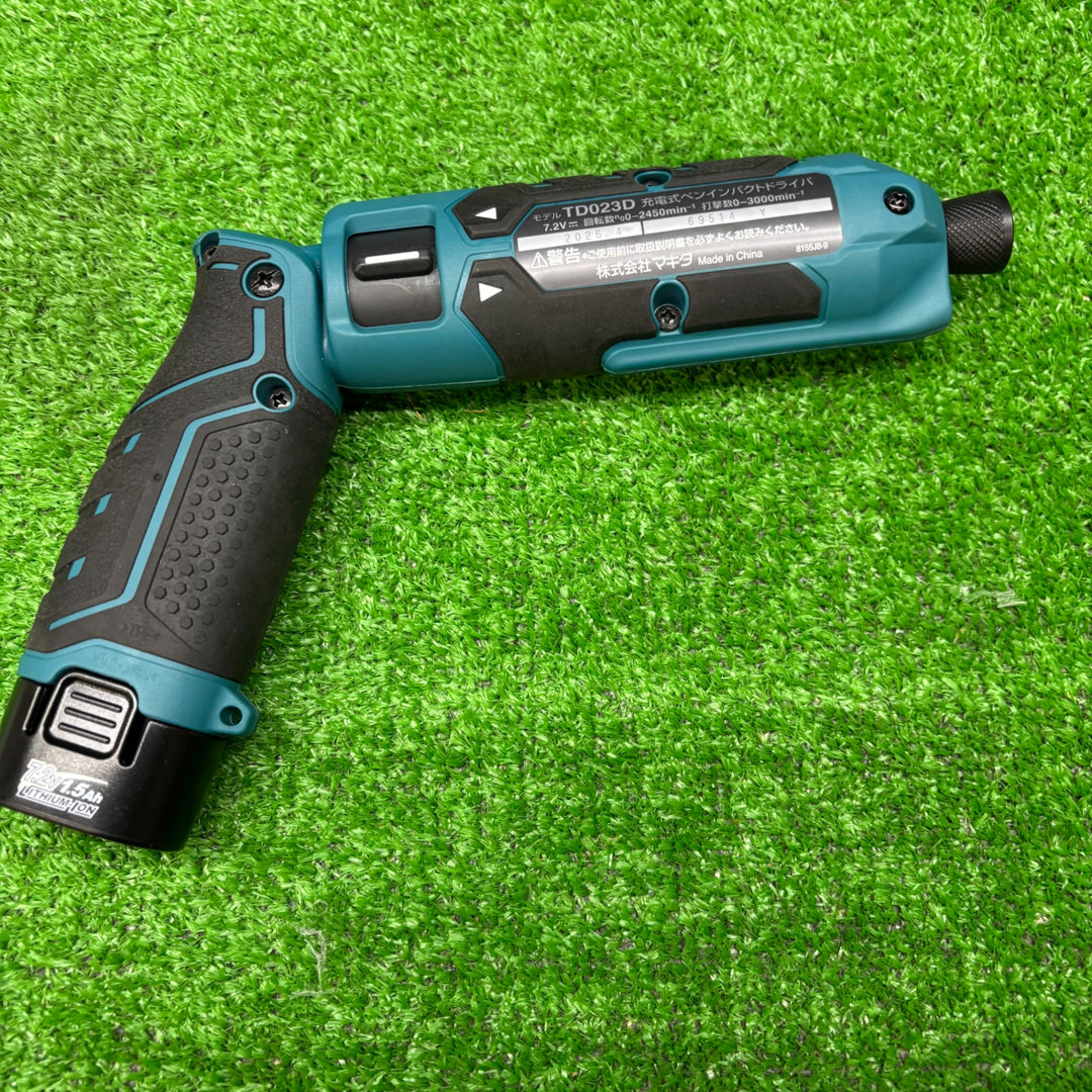 【中古美品】マキタ(makita) 7.2V コードレスペンインパクトドライバ TD023DSHX【電材館越谷店】