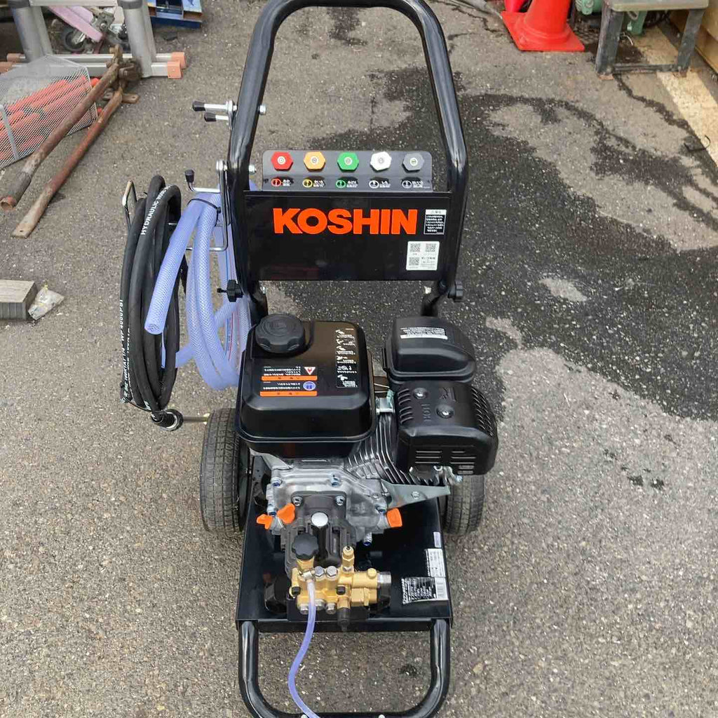 店頭受取り限定】工進(KOSHIN) エンジン式 高圧 洗浄機 17MPa 車輪付
