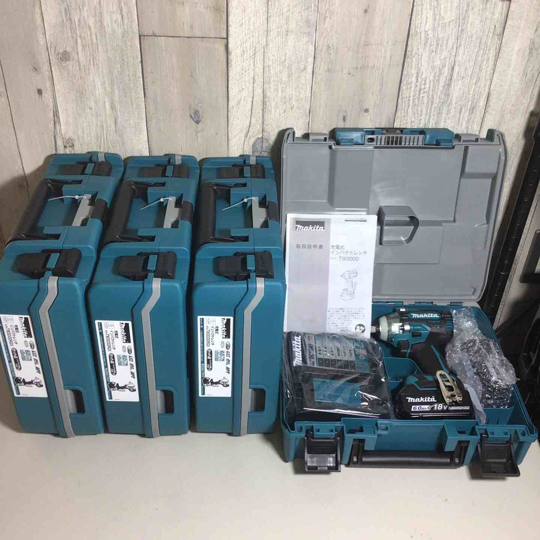 【未使用品】 マキタ makita コードレス インパクトレンチ TW300DRGX 4台 バッテリー&充電器付 フルセット 純正 充電式 18V 【戸田店】