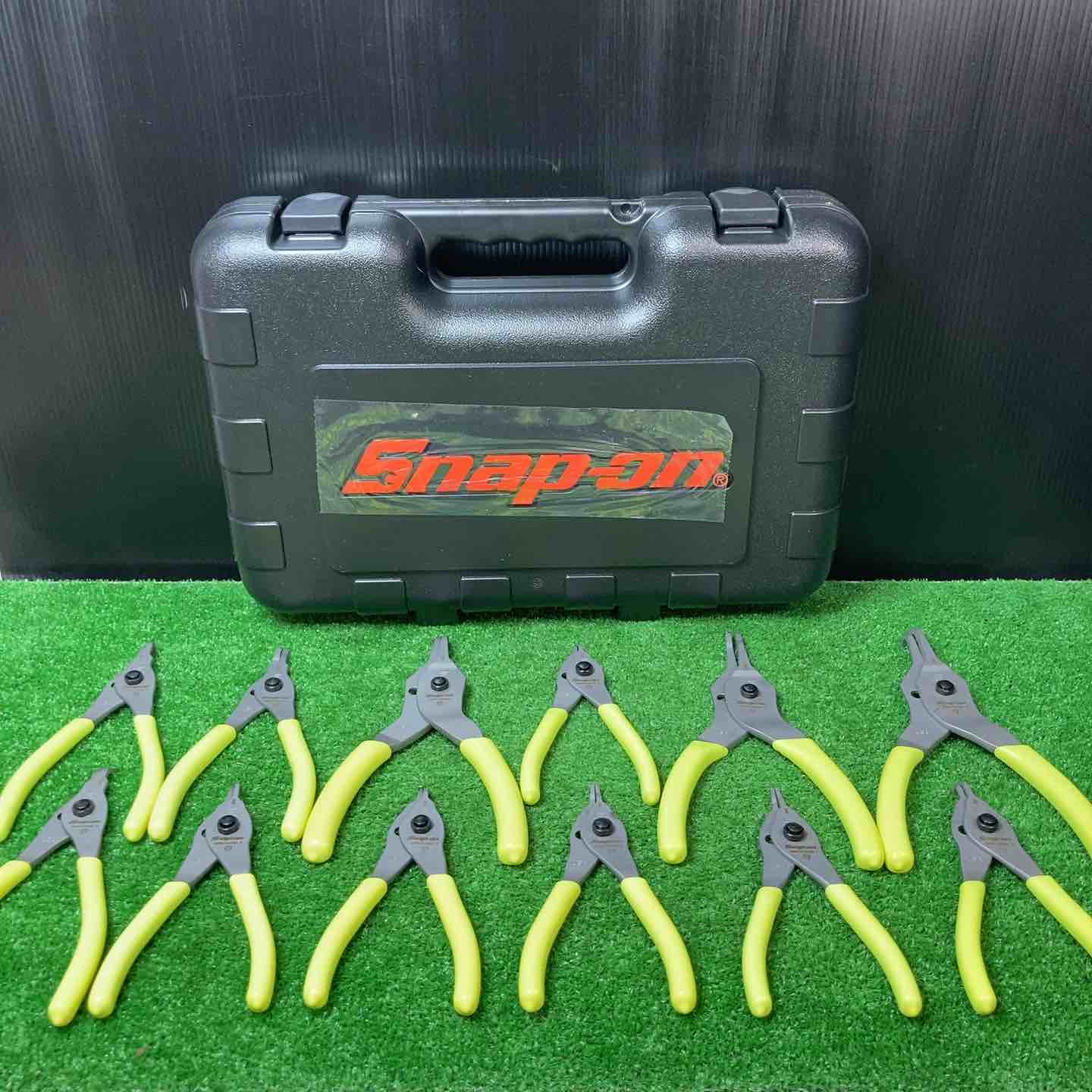 美品】スナップオン(Snap-On) スナップリングプライヤーセット(ケース