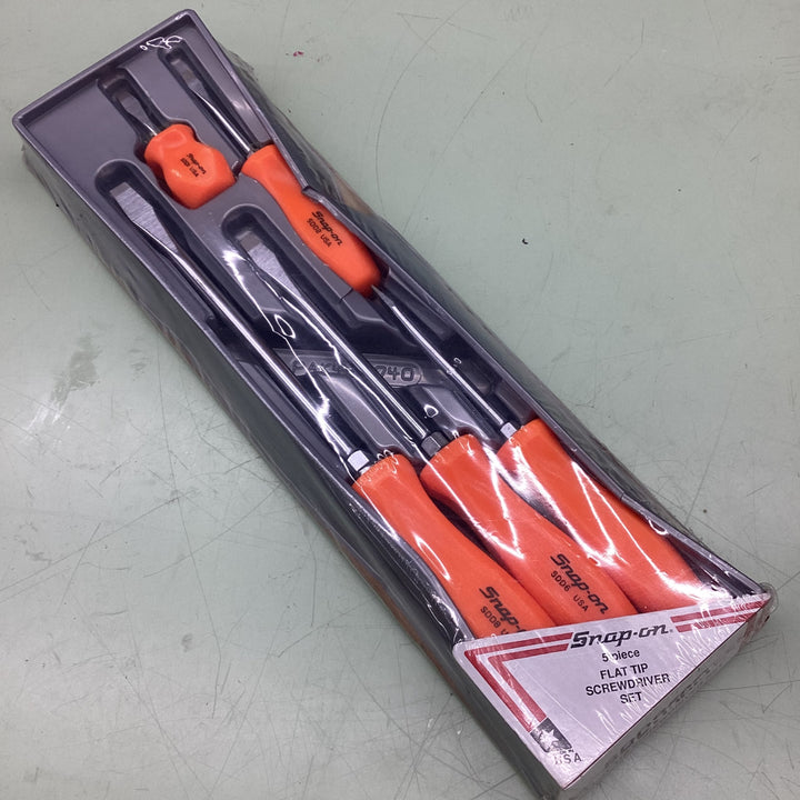 Snap-on / スナップオン マイナスドライバー 旧グリップ USA SDD1 ～ SDD8 5本セット SDDS50O【越谷店】