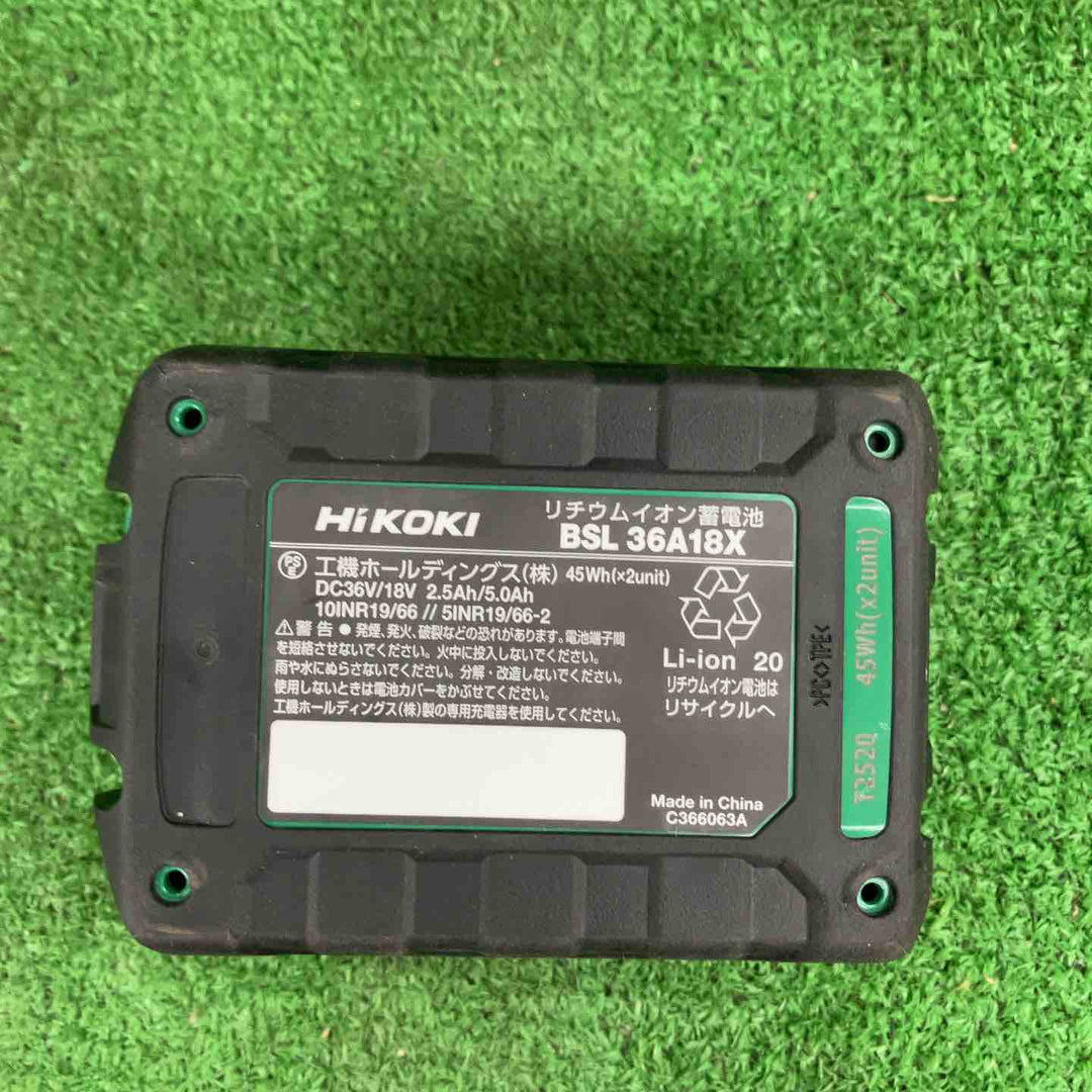 【未使用品】ハイコーキ(HIKOKI ※旧:日立工機) リチウムイオンバッテリー 36V/2.5Ah BSL36A18X【川崎店】