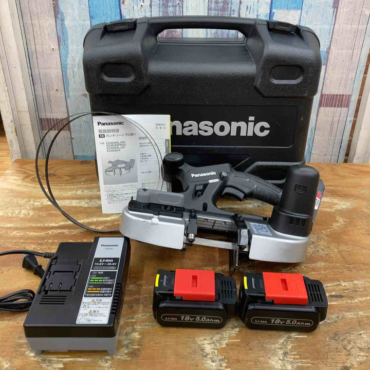 ★パナソニック(Panasonic) コードレスバンドソー EZ45A5LJ2G-B【柏店】