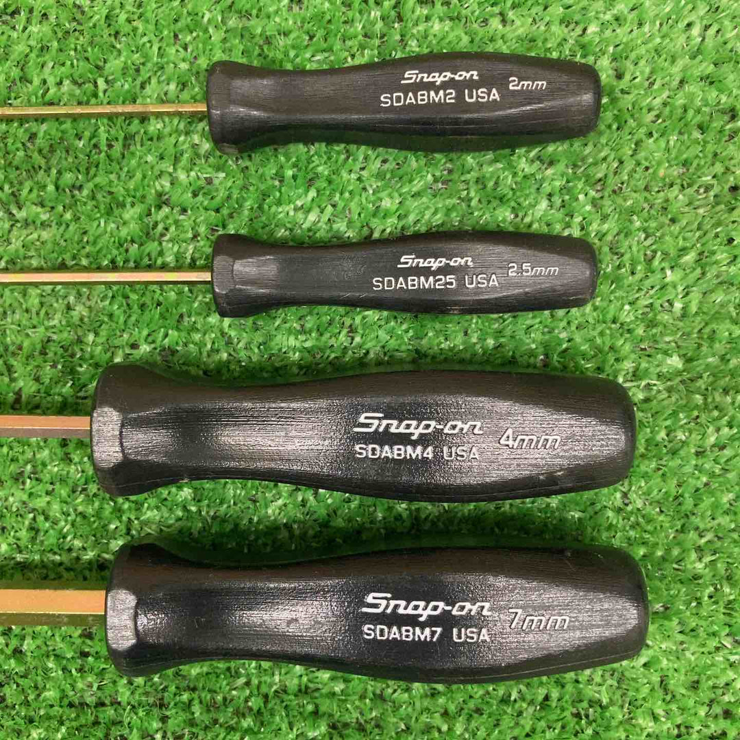 【中古品】 スナップオン/Snap-on ボールヘックスドライバー SDABM10/9/8/7/4/2.5/2 ＊7本セット 【鴻巣店】