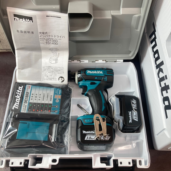 【未使用(店頭展示品)】マキタ(makita)コードレスインパクトドライバー TD138DRFX 3台セット【東大和店】