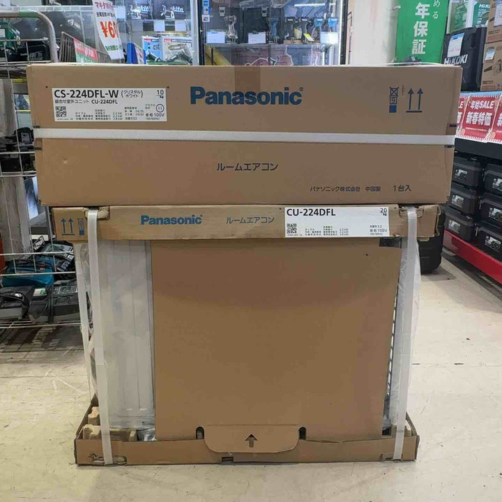Panasonic パナソニック CU-224DFL CS-224DFL-W エオリア ルームエアコン【町田店】