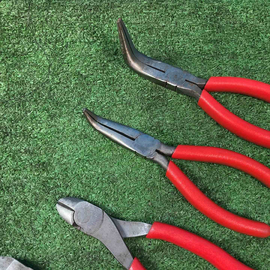 スナップオン/Snap-on ニッパー 86CF/87CF、ノーズプライヤー 96CF、ロングノーズプライヤー 496BCP/497CCP 計5点セット 【岩槻店】