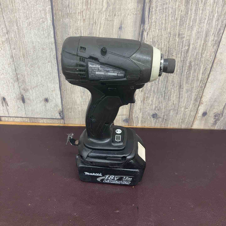 【中古品】 マキタ(makita) 18V コードレスインパクトドライバー TD146DZB おまけバッテリー1個付属 【東大和店】