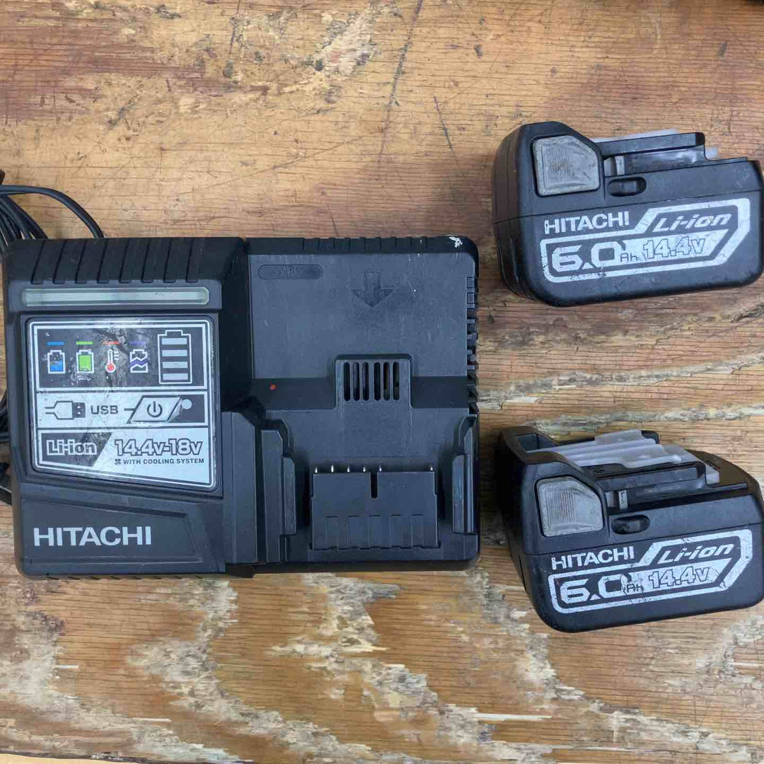 【中古品】★ハイコーキ(HIKOKI ※旧:日立工機) コードレスインパクトドライバー WH14DDL2(NN)(R) 14.4V フルセット【柏店】