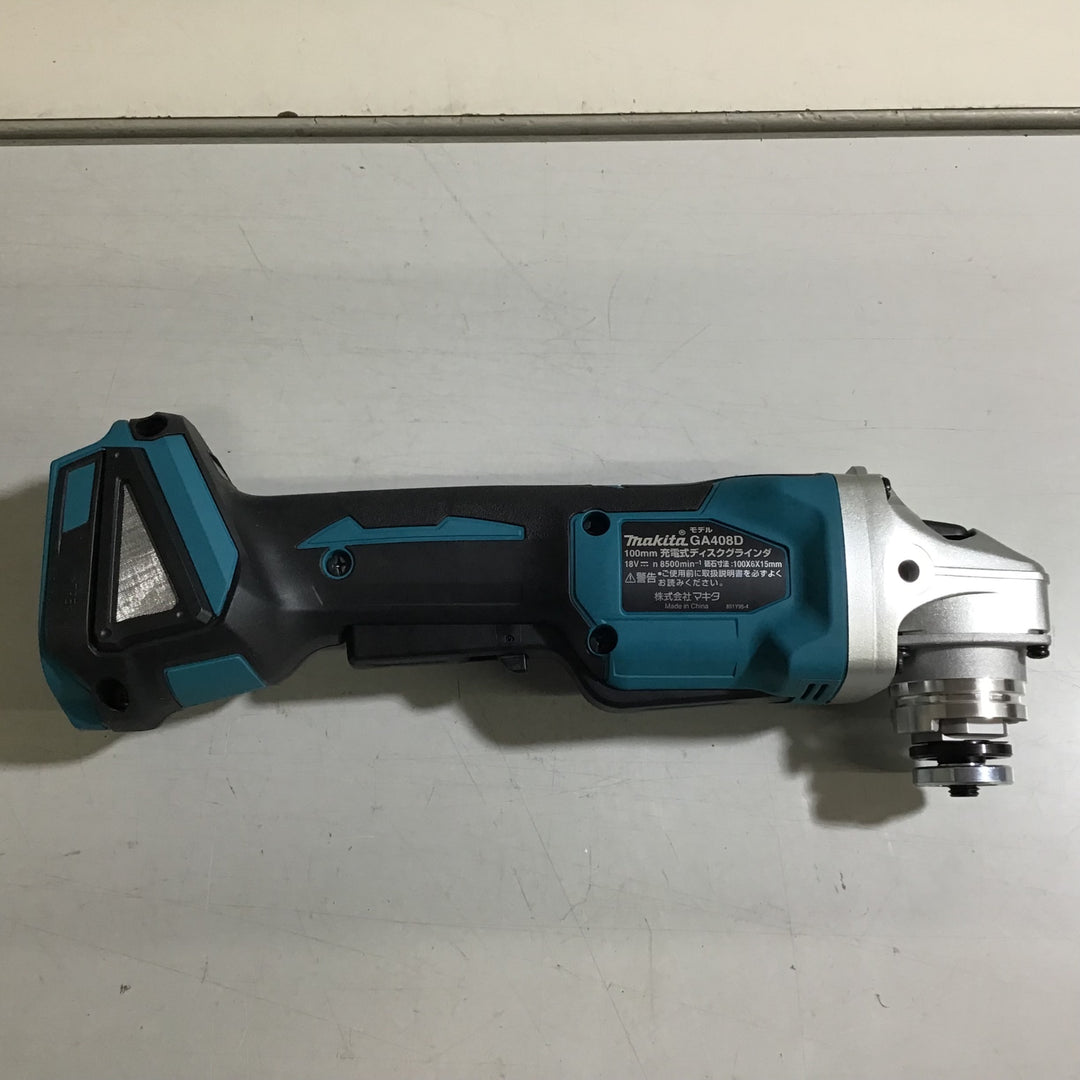 【未使用品】★送料無料★ マキタ makita 100mm 18V コードレスディスクグラインダ GA408DRGX【戸田店】