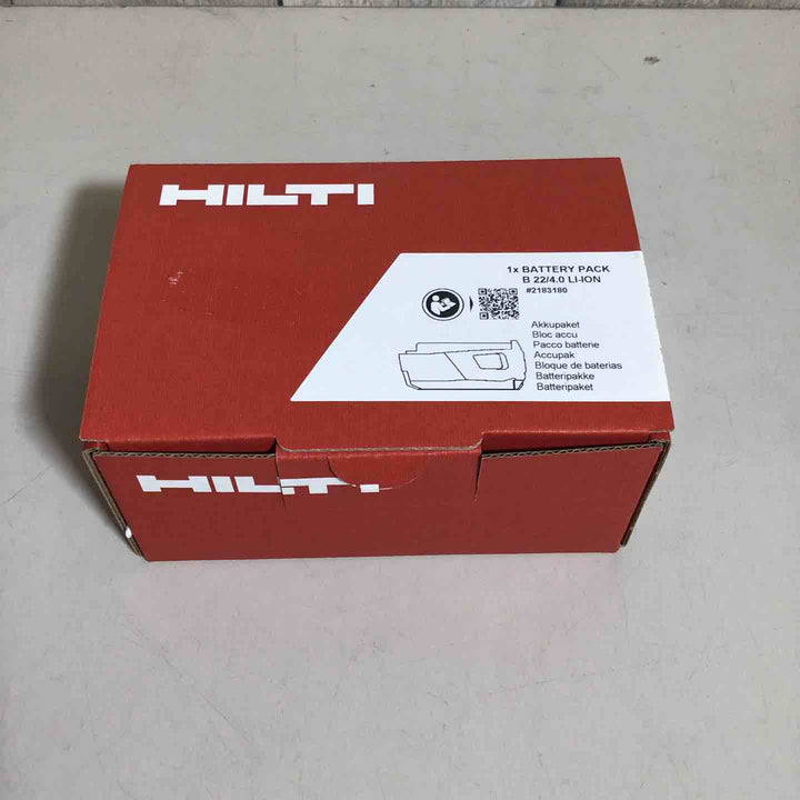 ★ヒルティ(Hilti) リチウムイオンバッテリー B22 4.0 22V【戸田店】