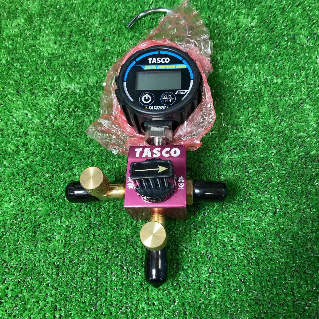 イチネンTASCO TA123DG-1 ボールバルブ式デジタルシングルマニホールドキット R410A/R32【岩槻店】