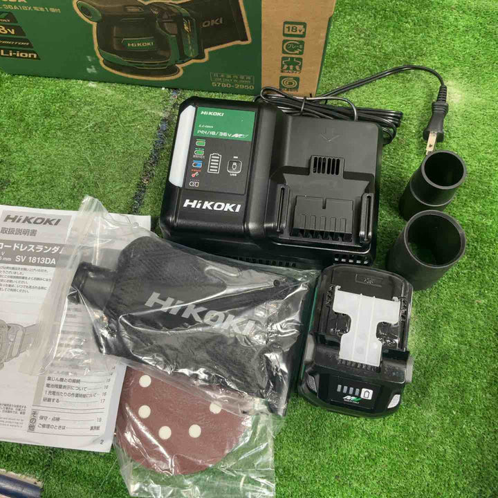 ★ハイコーキ(HIKOKI ※旧:日立工機) コードレスランダムサンダ SV1813DA(XPZ)【草加店】