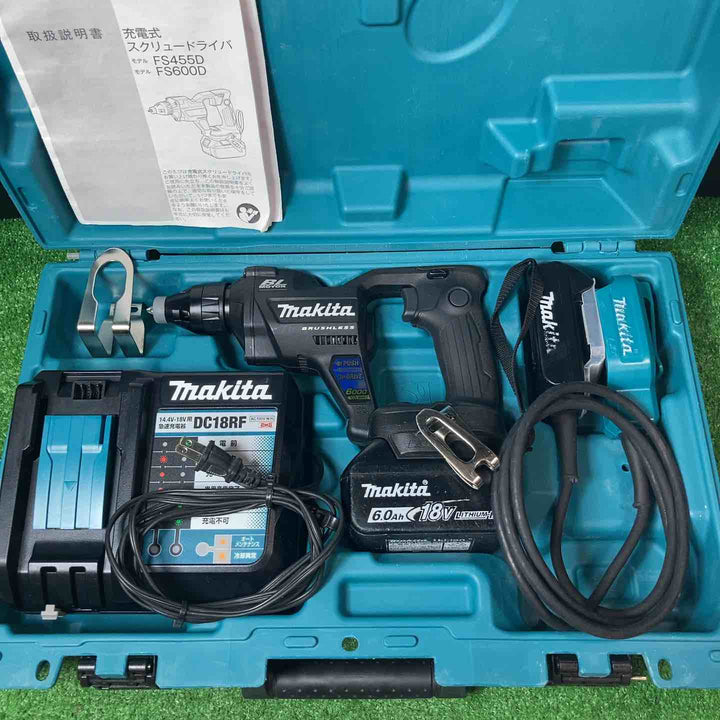 マキタ/makita 18V コードレススクリュードライバ FS600DRGB バッテリーアダプター付き【岩槻店】