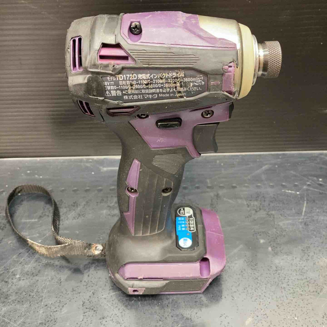 ★マキタ(makita) コードレスインパクトドライバー TD172DZAP【川越店】