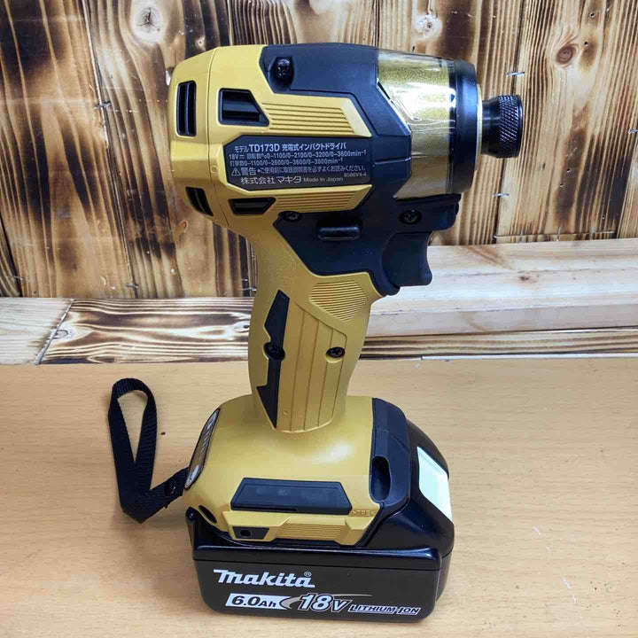 ☆マキタ(makita) コードレスインパクトドライバー TD173DGXPY LTX20周年限定色 プレミアムイエロー【越谷店】